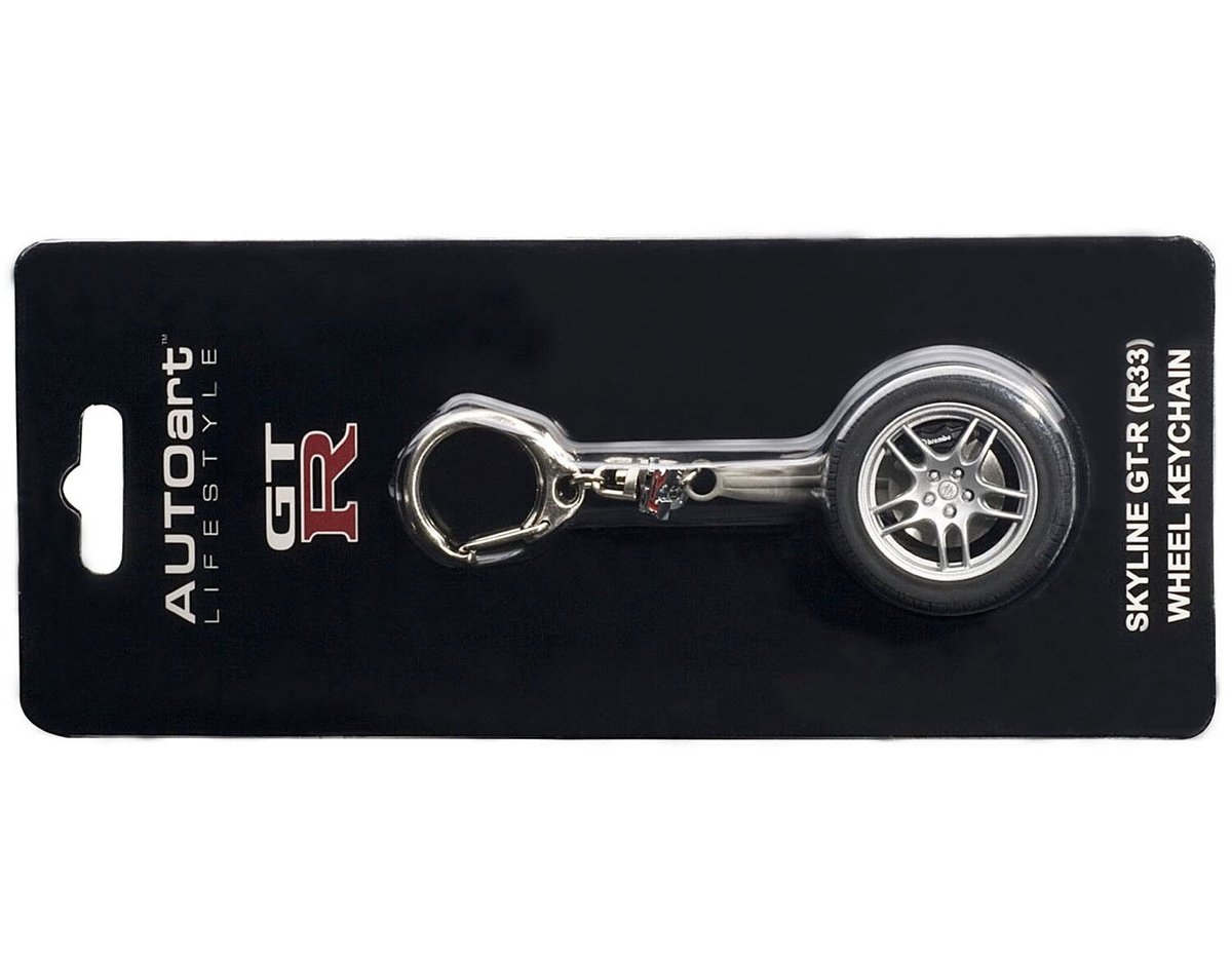 AUTOart 日産 スカイライン GT-R (R33) ホイール キーチェーン AUTOart 日産 スカイライン GT-R (R33) ホイール キーチェーン