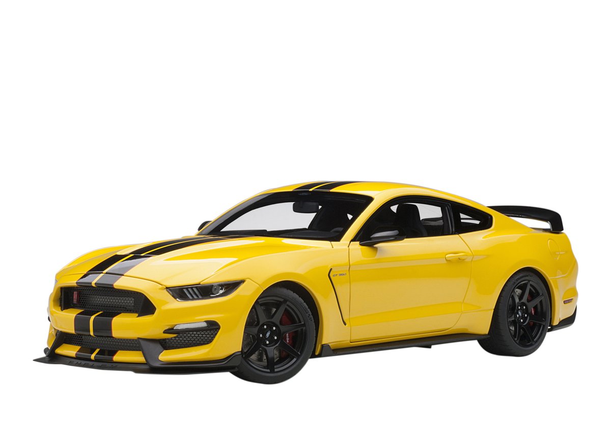AUTOart 1/18 フォード シェルビー GT350R (イエロー/ブラック AUTOart 1/18 フォード シェルビー GT350R (イエロー/ブラック