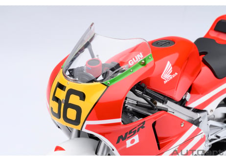 AUTOart 1/12　ホンダ NSR500 WGP500 #56 「バリバリ伝説」 （「巨摩 郡」 ヘルメット付属）　12566