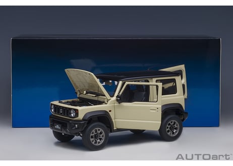 AUTOart 1/18　スズキ ジムニー シエラ （JB74） （アイボリー・メタリック／ブラック・ルーフ）　78510