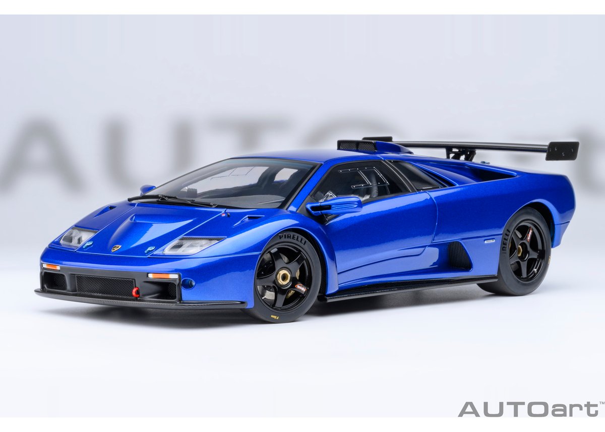 AUTOart ランボルギーニディアブロ　GT-R 1/18 AUTOart 1/18 ランボルギーニ ディアブロ GTR （メタリック・ブルー