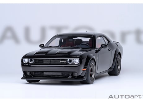 AUTOart 1/18　ダッジ チャレンジャー SRT スーパー ストック 2023 （ブラック ＜PITCH BLACK＞）　71765