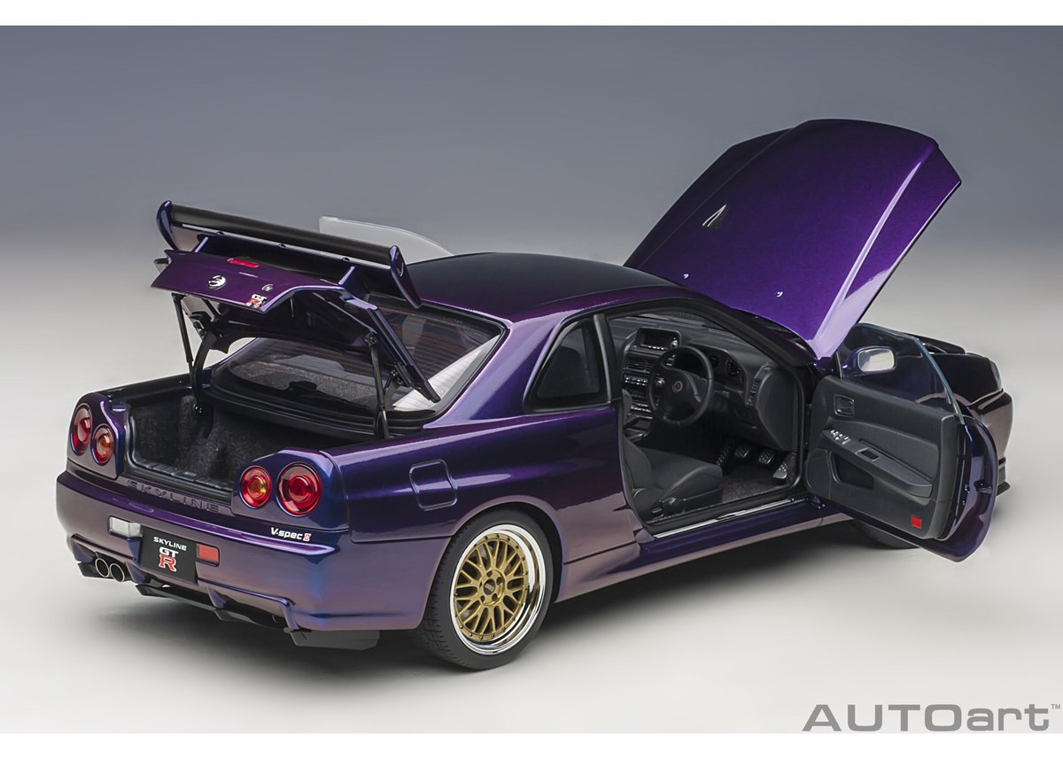 AUTOart 1/18 日産 スカイライン GT-R （R34） Vスペック II 
