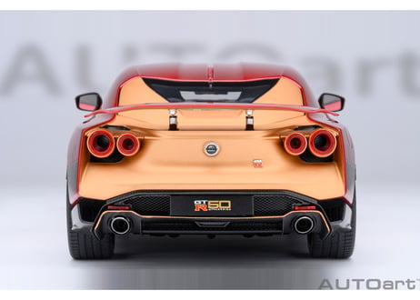 AUTOart 1/18　NISSAN GT-R50 by ITALDESIGN （メタリック・レッド／ゴールド）　77514