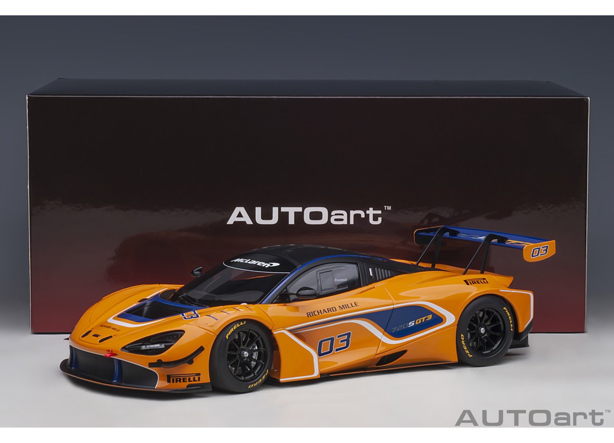 AUTOart 1/18 マクラーレン 720S GT3 #03 （オレンジ）＊開閉無し 81