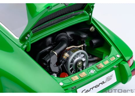 AUTOart 1/18　ポルシェ 911 カレラ 2.7 RS （バイパー グリーン／ブラック・ストライプ）　78034
