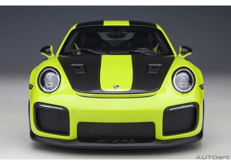 AUTOart 1/18　ポルシェ 911 （991.2） GT2 RS ヴァイザッハ・パッケージ （ライトグリーン／カーボンブラック）　78187
