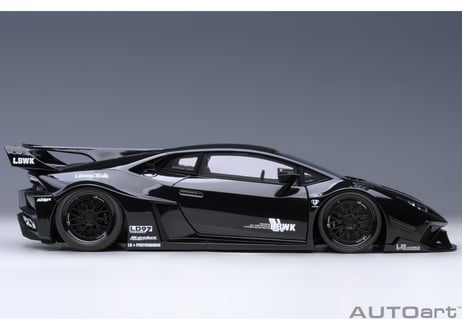 AUTOart 1/18　 リバティーウォーク LB‐シルエット ワークス ランボルギーニ ウラカン GT （ブラック）　79129