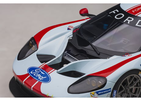 AUTOart 1/18　フォード GT 2019 #69 （ル・マン24時間レース LMGTE Proクラス）（ライトブルー／レッド）　81913