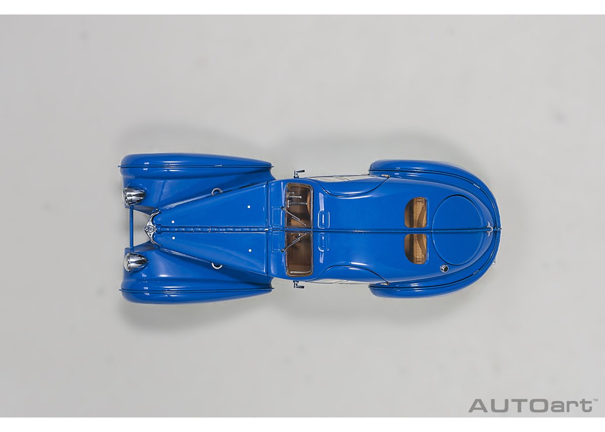 AUTOart 1/43 ブガッティ タイプ57SC アトランティック 1938 （ブルー