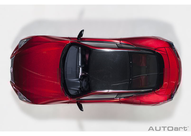 オートアート1／18レクサスLC500メタリックレッド