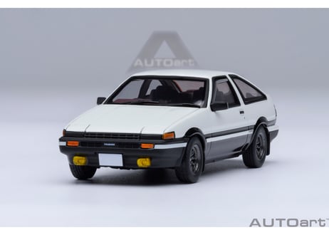 AUTOart 1/64　トヨタ スプリンター トレノ (AE86) 『頭文字 D』　（「藤原とうふ店」 豆腐パーツ付属）　20031