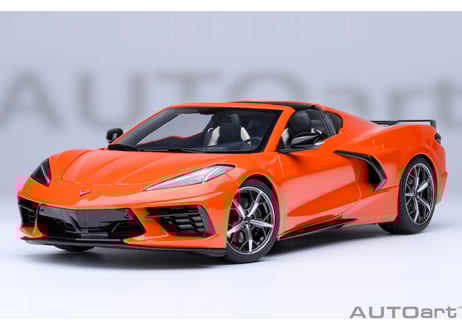 AUTOart 1/18　シボレー コルベット （C8） スティングレイ Z51 （オレンジ）　71283