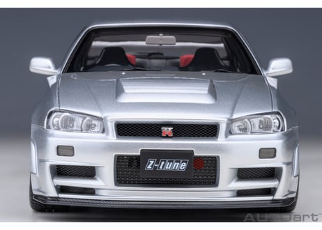 AUTOart 1/18　ニスモ R34 GT-R Z-tune （Z-tune シルバー）　77461