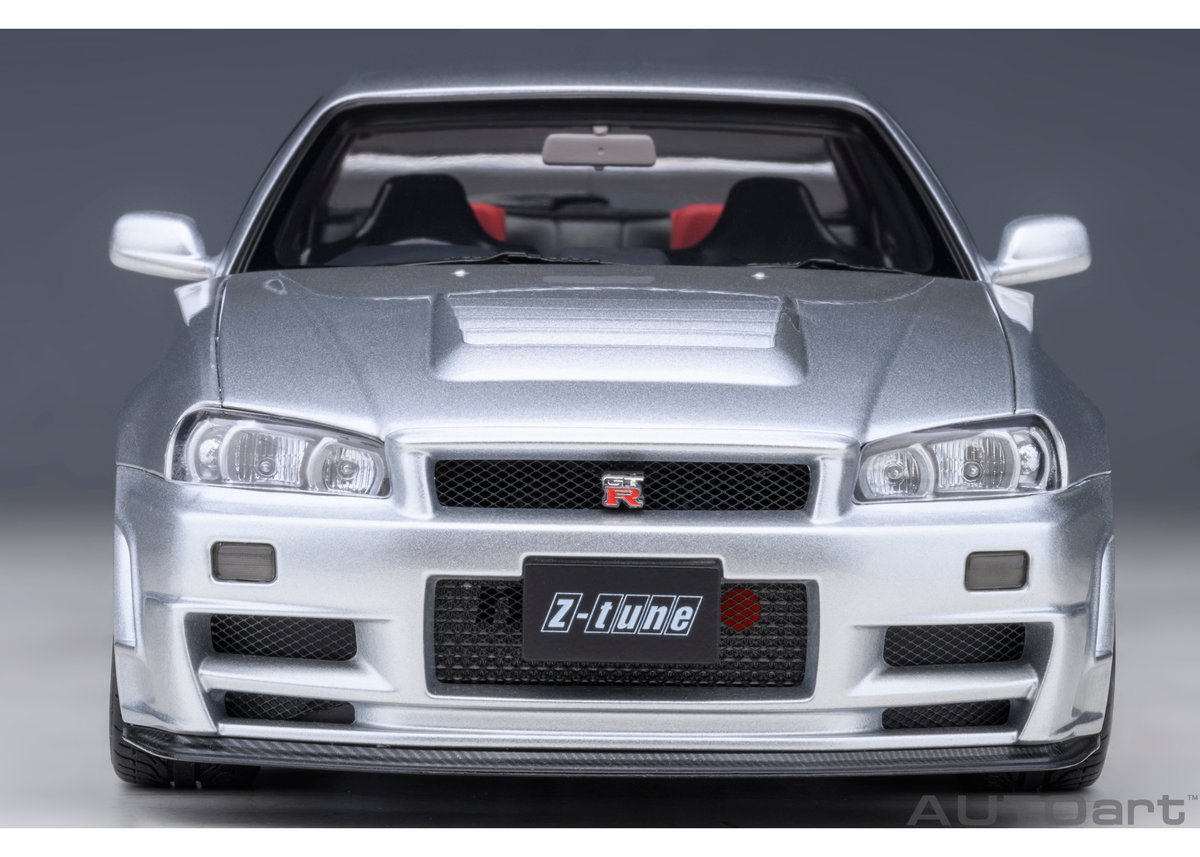 AUTOart 1/18 ニスモ R34 GT-R Z-tune (Z-tune シルバー) AUTOart 1/18 ニスモ R34 GT-R Z-tune (Z-tune シルバー)