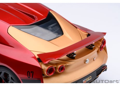 AUTOart 1/18　NISSAN GT-R50 by ITALDESIGN （メタリック・レッド／ゴールド）　77514