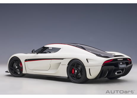 AUTOart 1/18　ケーニグセグ レゲーラ （ホワイト／カーボンブラック／レッド）　79027