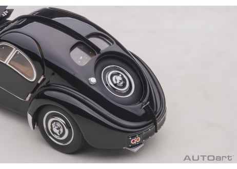 AUTOart 1/43　ブガッティ タイプ57SC アトランティック 1938 （ブラック／ディスクホイール）　50946
