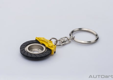 AUTOart  セラミックブレーキディスク キーチェーン （イエローキャリパー）　41501