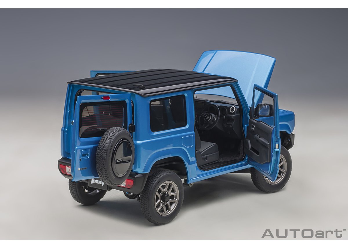 AUTOart 1/18 スズキ ジムニー (JB64) (ブルー・メタリック AUTOart 1/18 スズキ ジムニー (JB64) (ブルー・メタリック