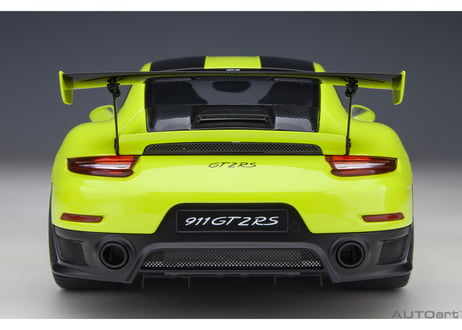 AUTOart 1/18　ポルシェ 911 （991.2） GT2 RS ヴァイザッハ・パッケージ （ライトグリーン／カーボンブラック）　78187