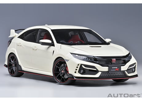 AUTOart 1/18　ホンダ シビック タイプR （FK8） 2021 （チャンピオンシップホワイト）　73220
