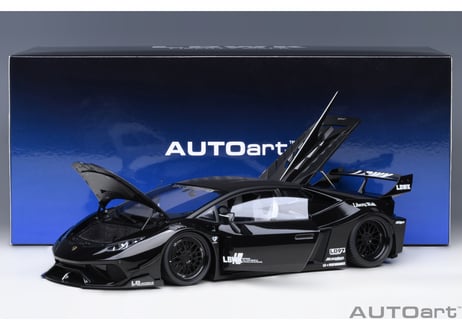 AUTOart 1/18　 リバティーウォーク LB‐シルエット ワークス ランボルギーニ ウラカン GT （ブラック）　79129