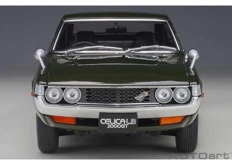 AUTOart 1/18　トヨタ セリカ リフトバック 2000GT （RA25） 1973 （モスグリーン）　78768