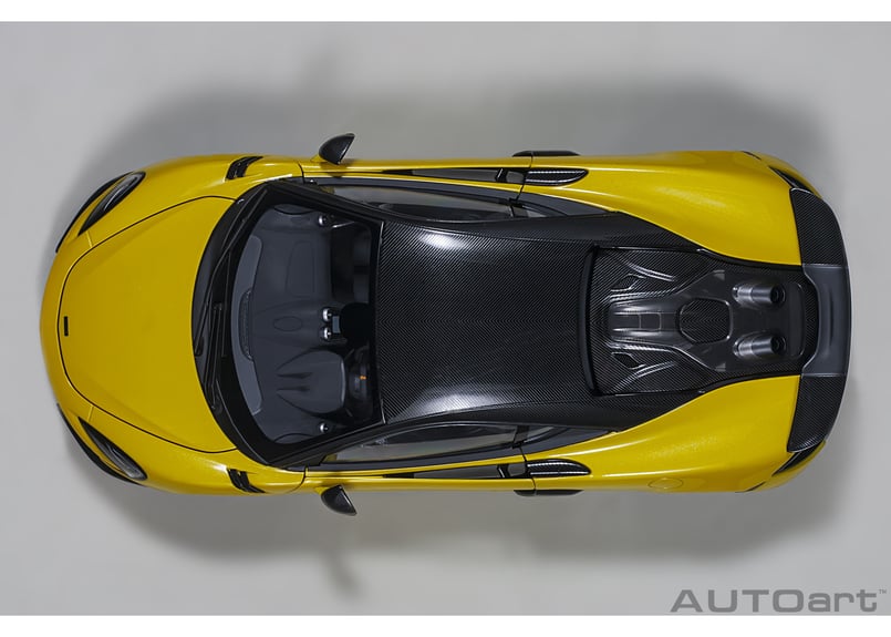 AUTOart 1/18 マクラーレン 600LT(イエロー・パール/カーボン AUTOart 1/18 マクラーレン 600LT(イエロー・パール/カーボン