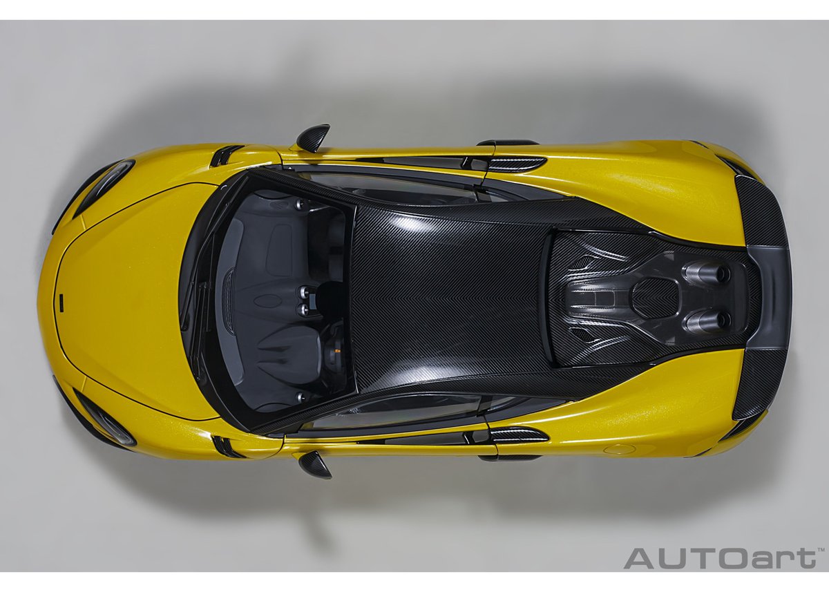 AUTOart 1/18 マクラーレン 600LT(イエロー・パール/カーボン AUTOart 1/18 マクラーレン 600LT(イエロー・パール/カーボン