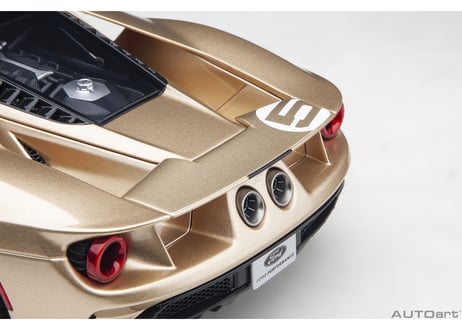 AUTOart 1/18　フォード GT ホルマン・ムーディ ヘリテージ エディション （ゴールド／レッド）　72928