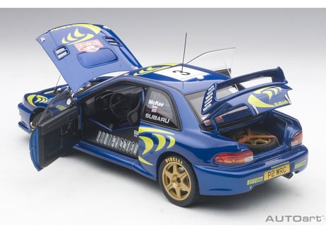 AUTOart 1/18　スバル インプレッサ WRC 1997 ＃3 （コリン・マクレー/ニッキー・グリスト） ※モンテカルロラリー　89790