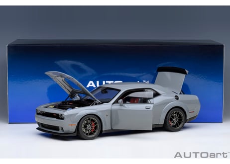 AUTOart 1/18　ダッジ チャレンジャー R/T スキャットパック ワイドボディ 2022 （SMOKE SHOW / グレー）　71774