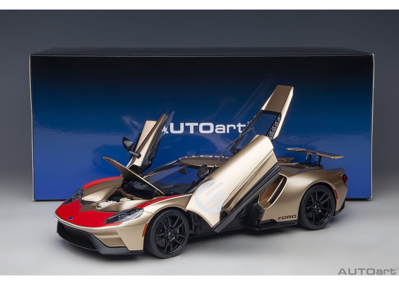 AUTOart 1/18 フォード GT ホルマン・ムーディ ヘリテージ エディション （ゴー...