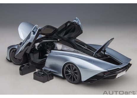 AUTOart 1/18　 マクラーレン スピードテール （メタリック・ライトブルー）　76086