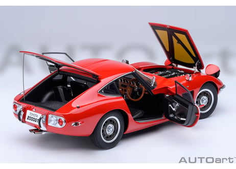 AUTOart 1/18　トヨタ 2000GT 1967 （レッド）　79547