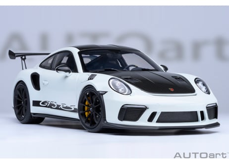 AUTOart 1/18　ポルシェ 911 （991.2） GT3 RS ヴァイザッハ・パッケージ （ホワイト／カーボンブラック）　78176