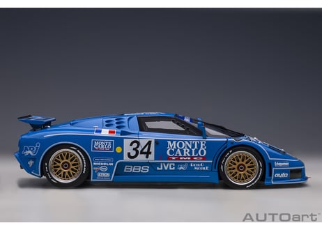 AUTOart 1/18　ブガッティ EB110 SS 1994年 #34 （ル・マン24時間レース）　89417