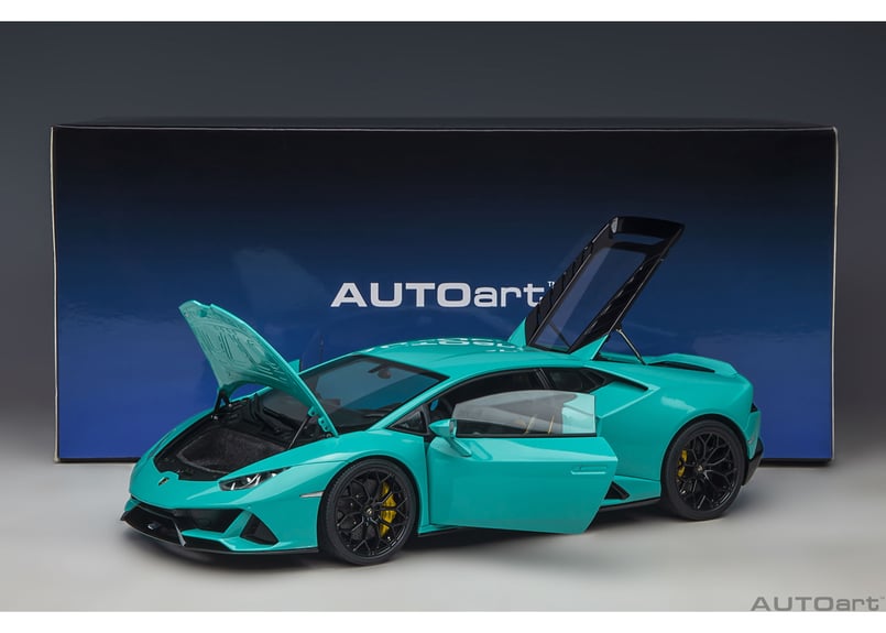 AUTOart 1/18 ランボルギーニ ウラカン EVO (ターコイズブルー AUTOart 1/18 ランボルギーニ ウラカン EVO (ターコイズブルー