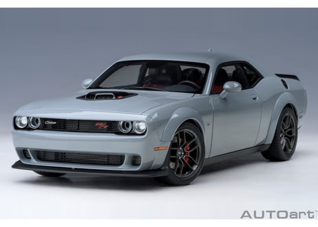 AUTOart 1/18　ダッジ チャレンジャー R/T スキャットパック ワイドボディ 2022 （SMOKE SHOW / グレー）　71774