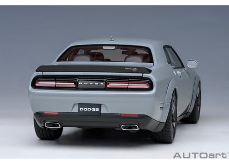 AUTOart 1/18　ダッジ チャレンジャー R/T スキャットパック ワイドボディ 2022 （SMOKE SHOW / グレー）　71774
