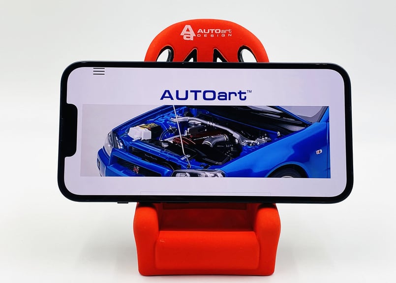AUTOartDESIGN バケットシート・フォンホルダー 完成品 携帯電話ホルダー 高さ:約12cm Amazon.co.jp: AUTOartDESIGN バケットシート・フォンホルダー