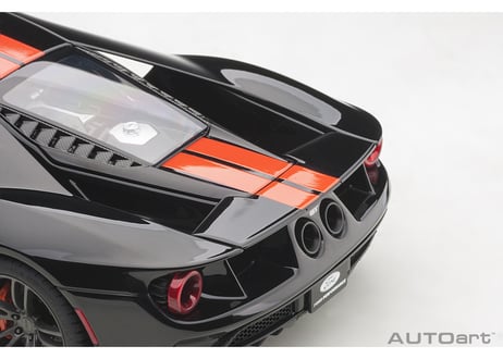 AUTOart 1/18　フォード GT 2017 （ブラック／オレンジ・ストライプ）　72945