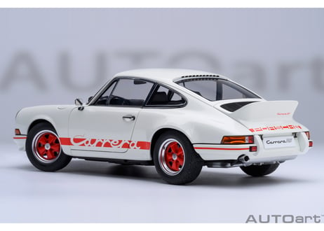 AUTOart 1/18　ポルシェ 911 カレラ 2.7 RS （グランプリホワイト／レッド・ストライプ）　78030