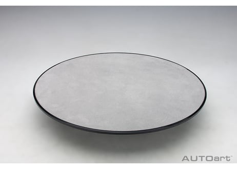 AUTOart　ロータリー ディスプレイ スタンド・ラージ 直径31cm (シルバー)　98012