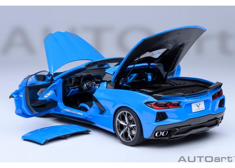 AUTOart 1/18　シボレー コルベット （C8） スティングレイ Z51 （ブルー）　71281