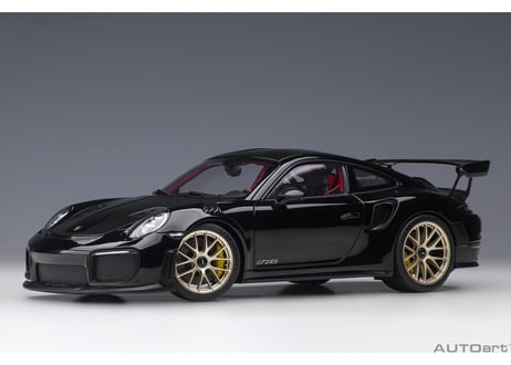AUTOart 1/18　ポルシェ 911 （991.2） GT2 RS ヴァイザッハ・パッケージ （ブラック／カーボンブラック）　78186