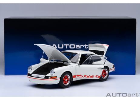 AUTOart 1/18　ポルシェ 911 カレラ 2.7 RS （グランプリホワイト／レッド・ストライプ）　78030