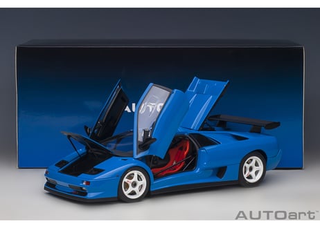 AUTOart 1/18　ランボルギーニ ディアブロ SV-R （BLU LE MANS／ブルー）　79148