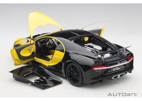 AUTOart 1/18　ブガッティ シロン 2017 （イエロー／ブラック）　70994
